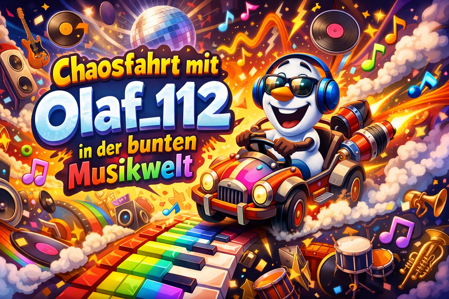 Chaosfahrt mit Olaf112
